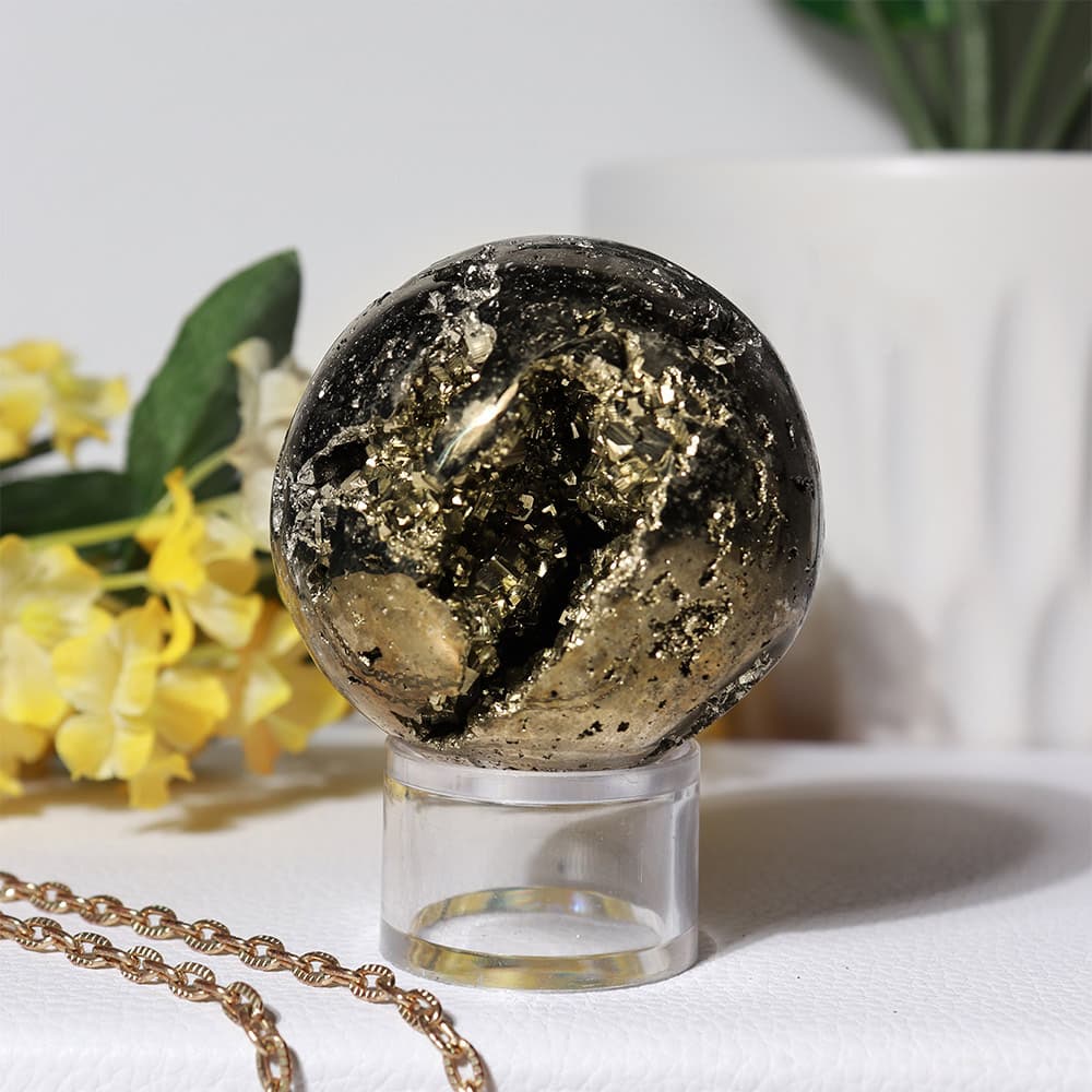 Pyrite Sphere [Sold/lb]