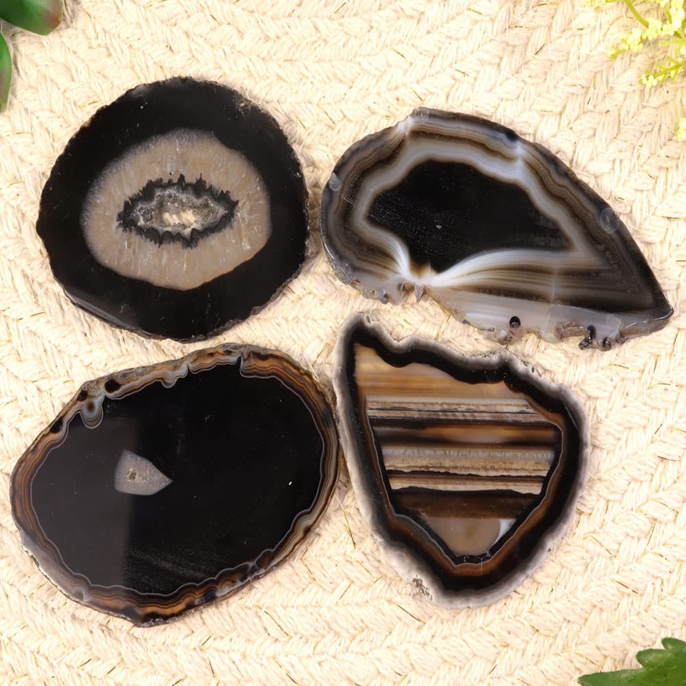 Black Agate Slice (Small)