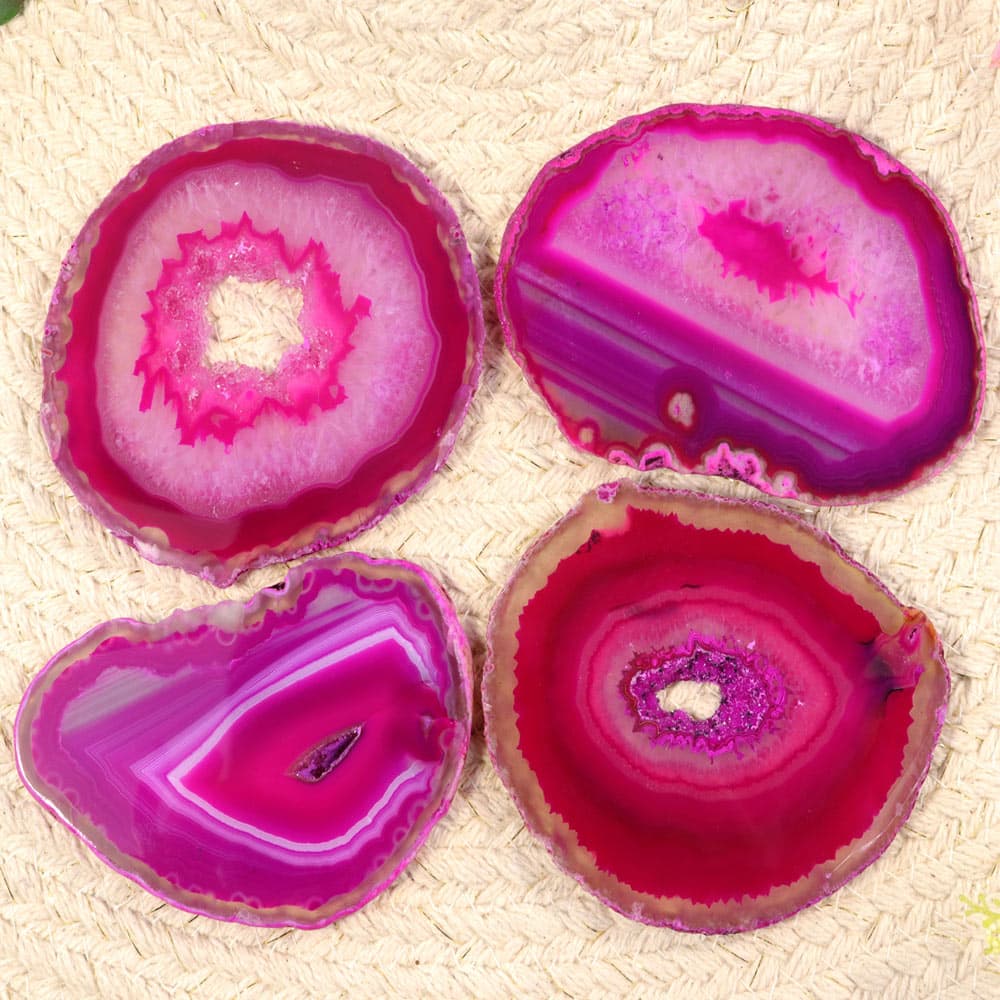 Pink Agate Slice (Medium)