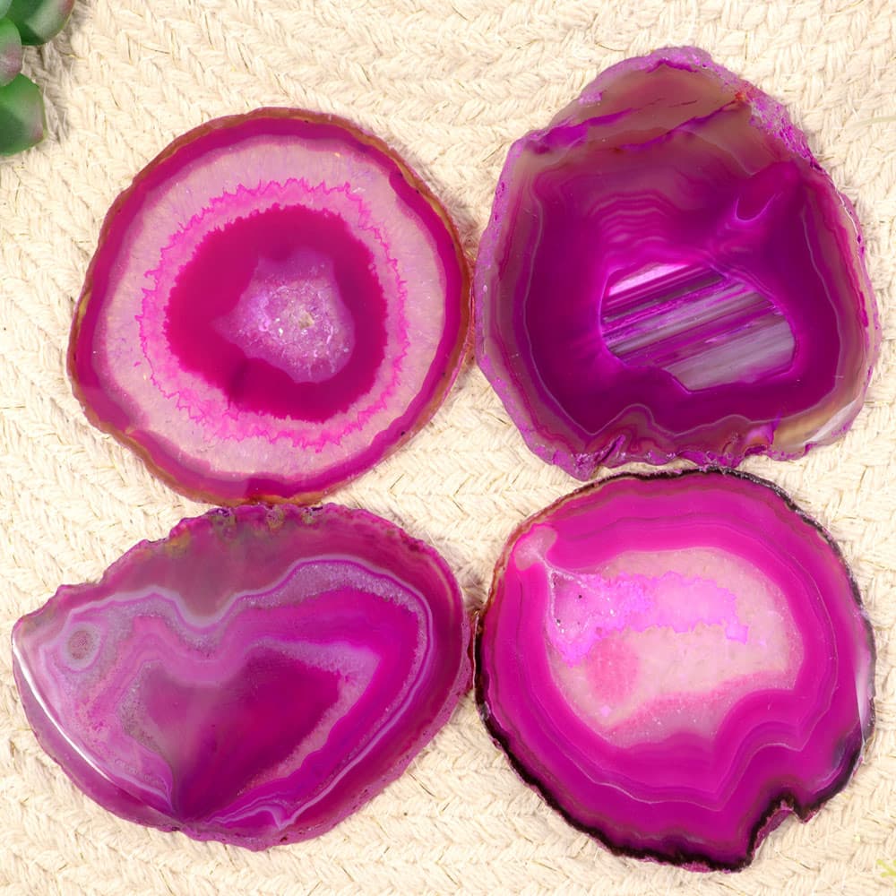 Pink Agate Slice (Large)