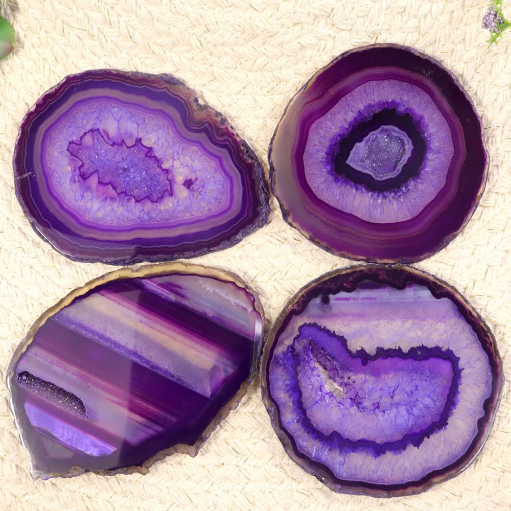 Purple Agate Slice (Large)