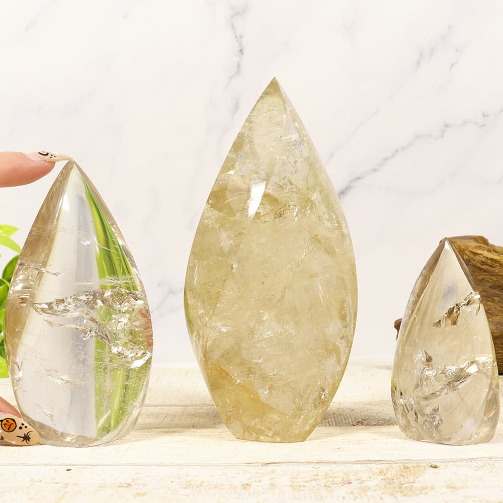 Natural Citrine Flame