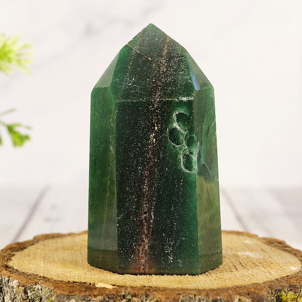 Green Aventurine Polished Point (Sold/lb)