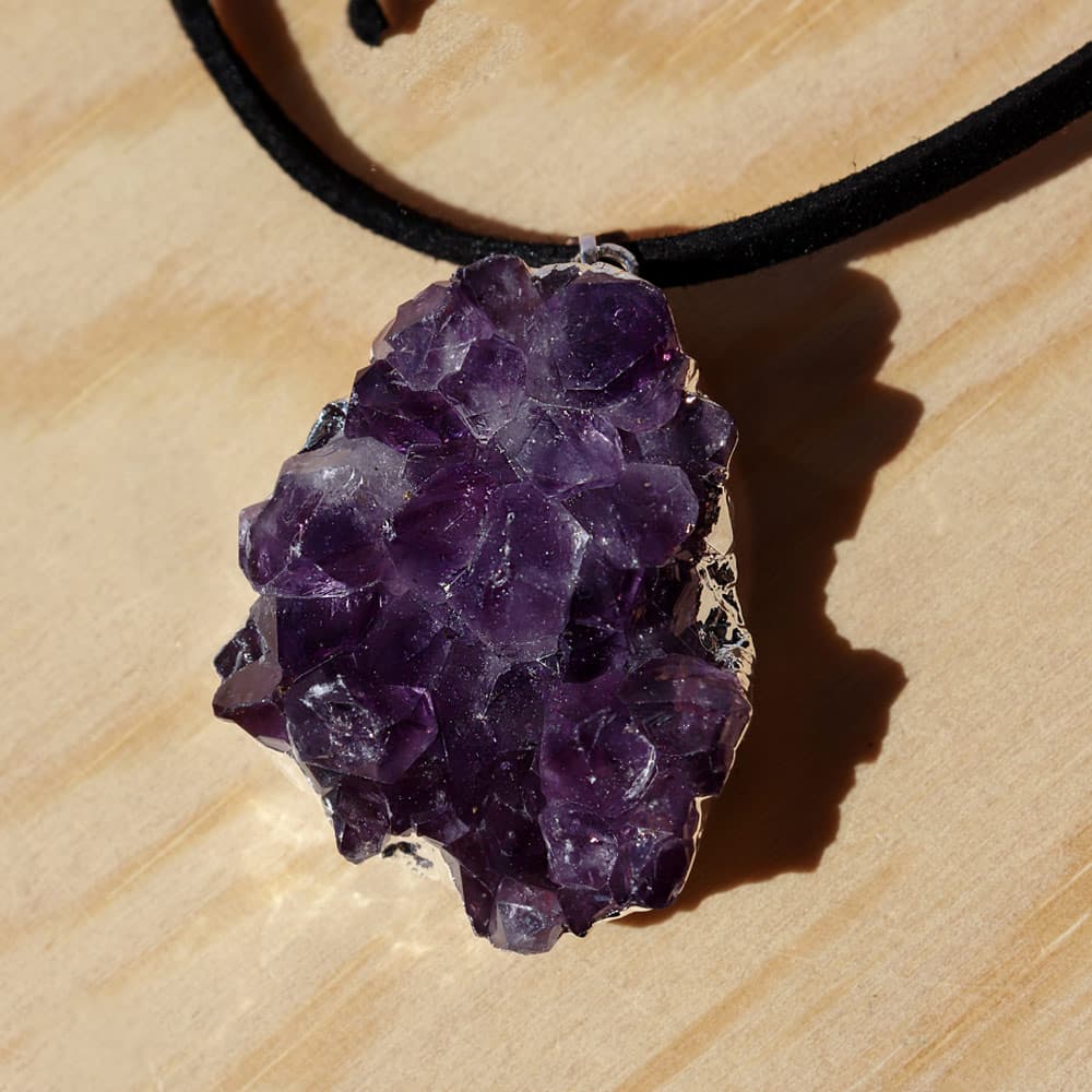 Amethyst Cluster Pendant