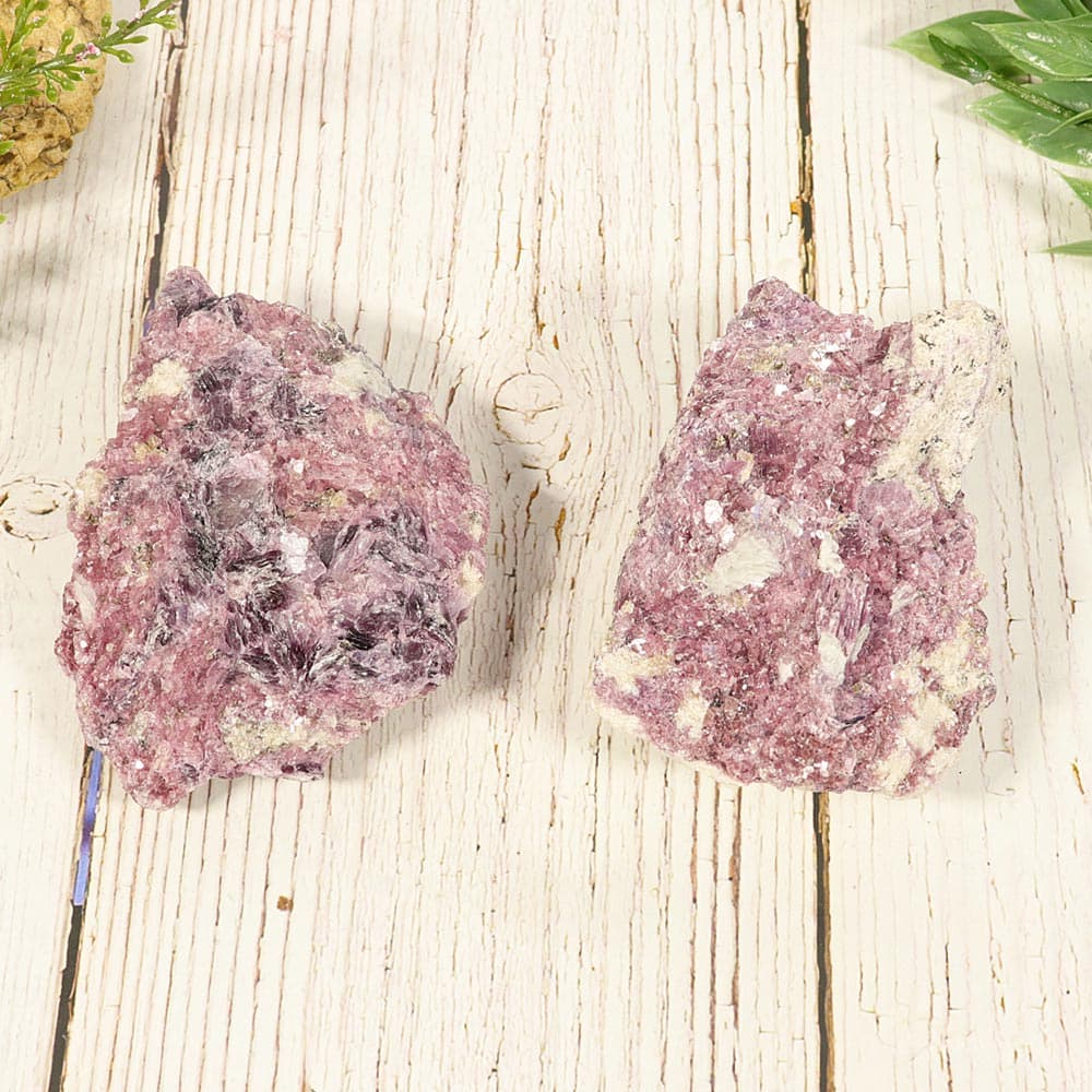 1 lb. Natural Raw Lepidolite Specimens