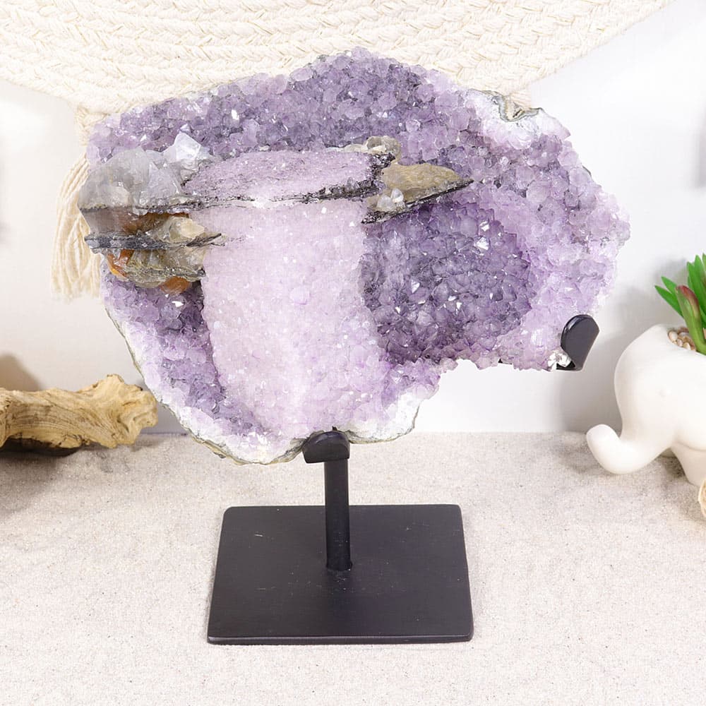 Amethyst with Calcite Inclusions (MBUC62)