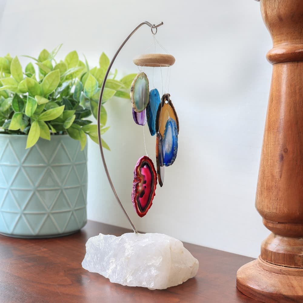 Mini Agate Desk Windchime