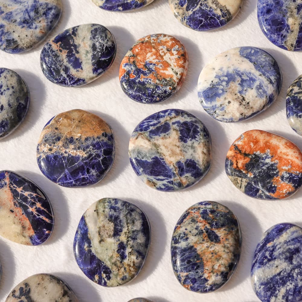 Sodalite Palm Stone