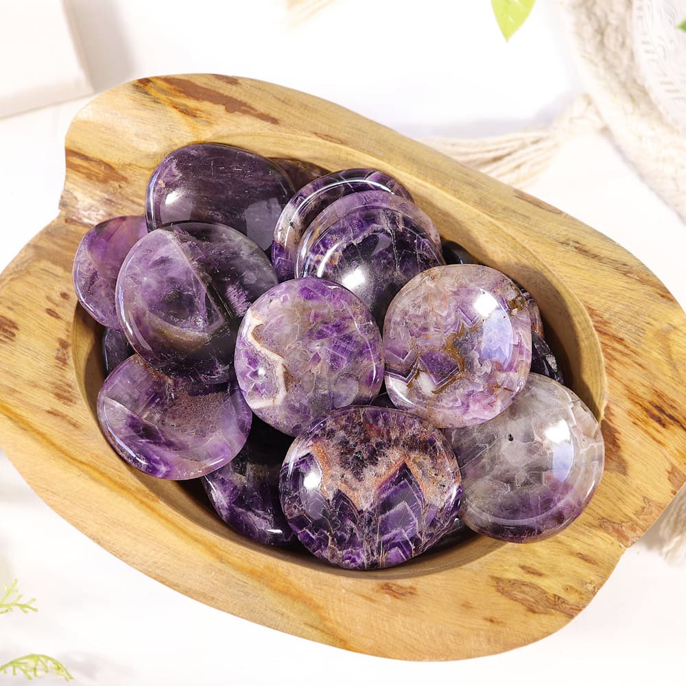 Amethyst Worry Stone
