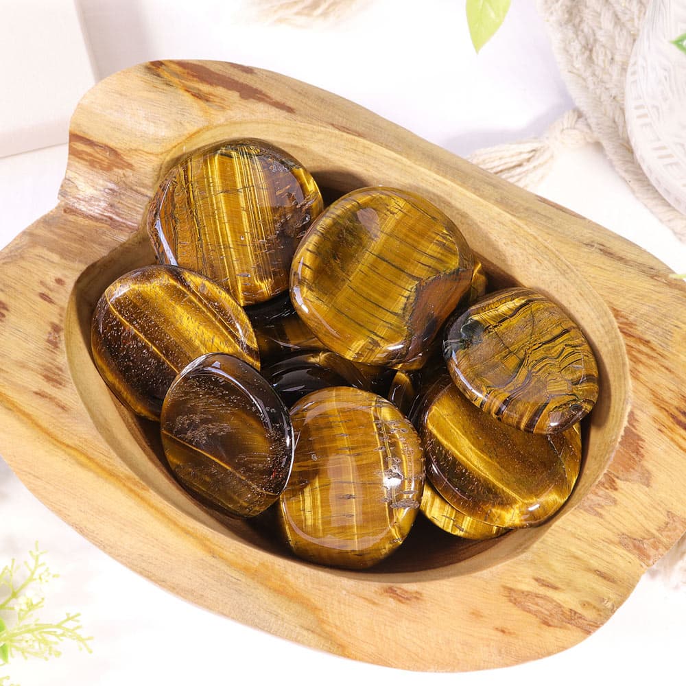 Tigers Eye Worry Stone