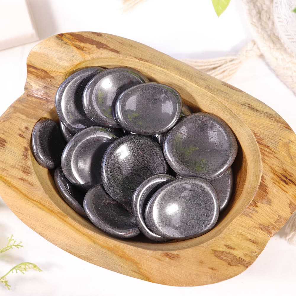 Hematite Worry Stone