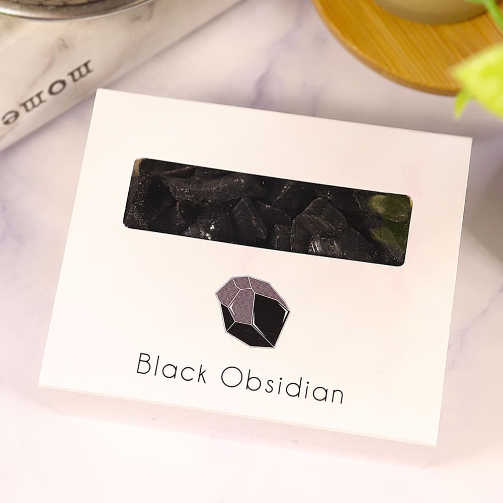 Black Obsidian Gravel Gem Box