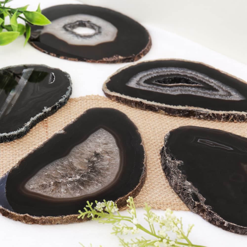 Black Agate Slice (XL)