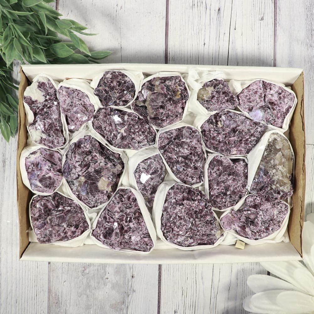 Gem Quality Lepidolite Flat