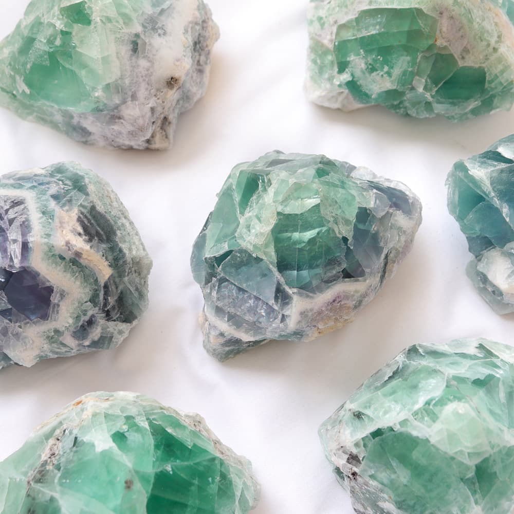 Fluorite Point Base Cut [Sold/lb]
