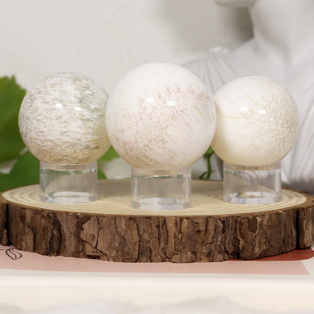 Scolecite Sphere  (Medium)