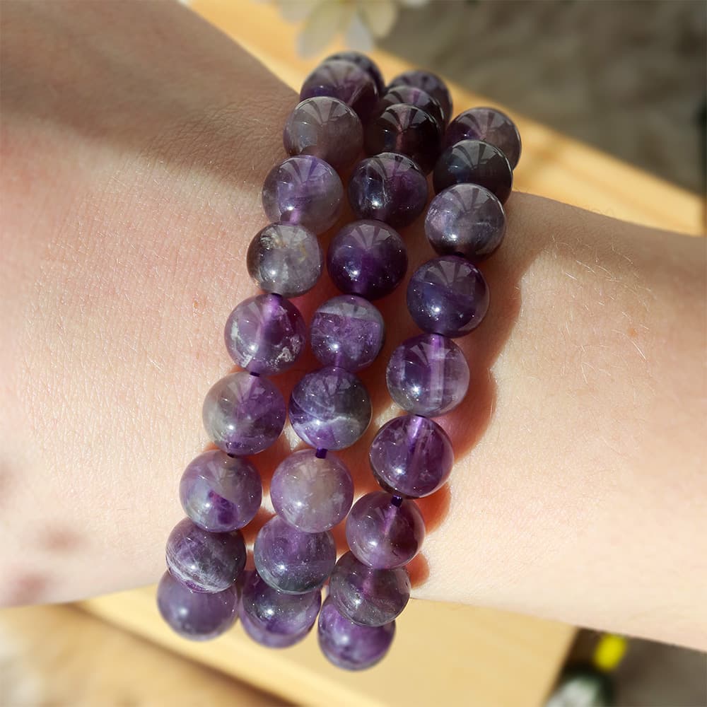 Amethyst Bracelet Stretchable 8mm