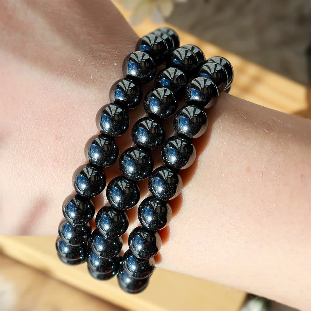 Hematite Bracelet Stretchable 8mm