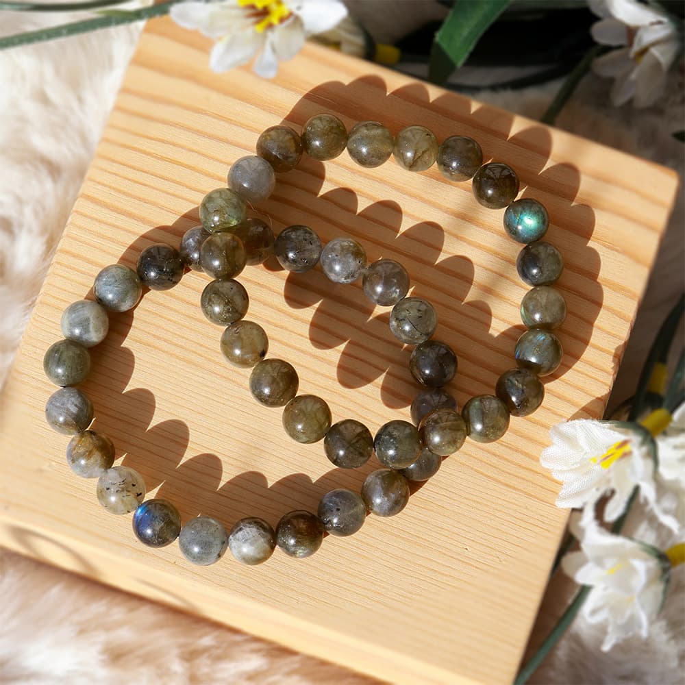 Labradorite Bracelet Stretchable 8mm