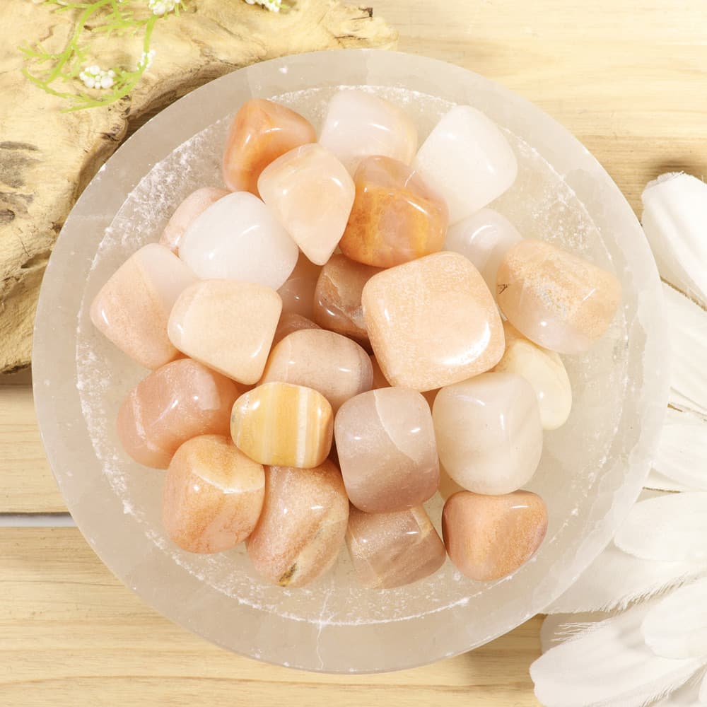 Pink Aventurine Tumbled Stones (1 lb)