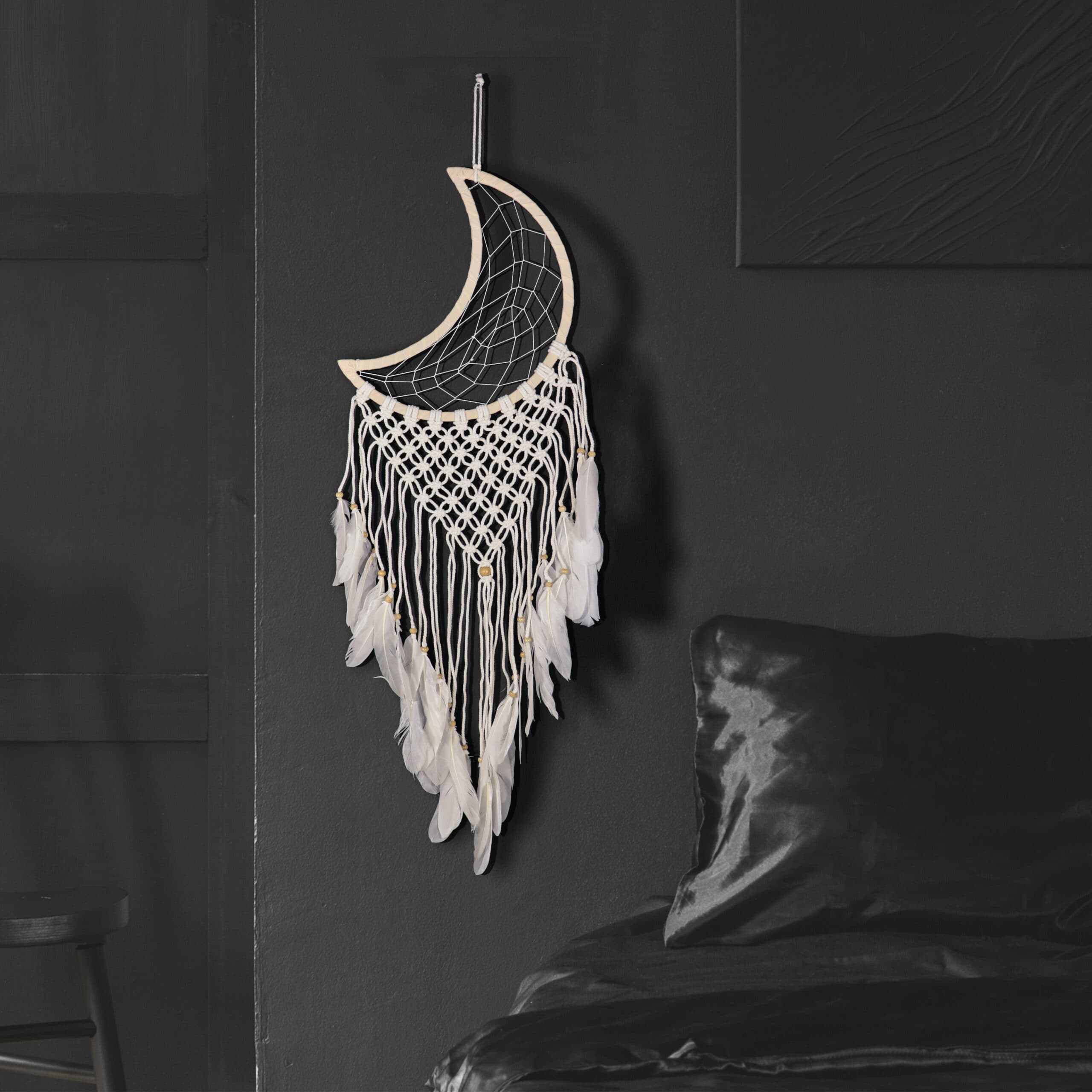 Dreamcatcher Moon in Cream (Large)