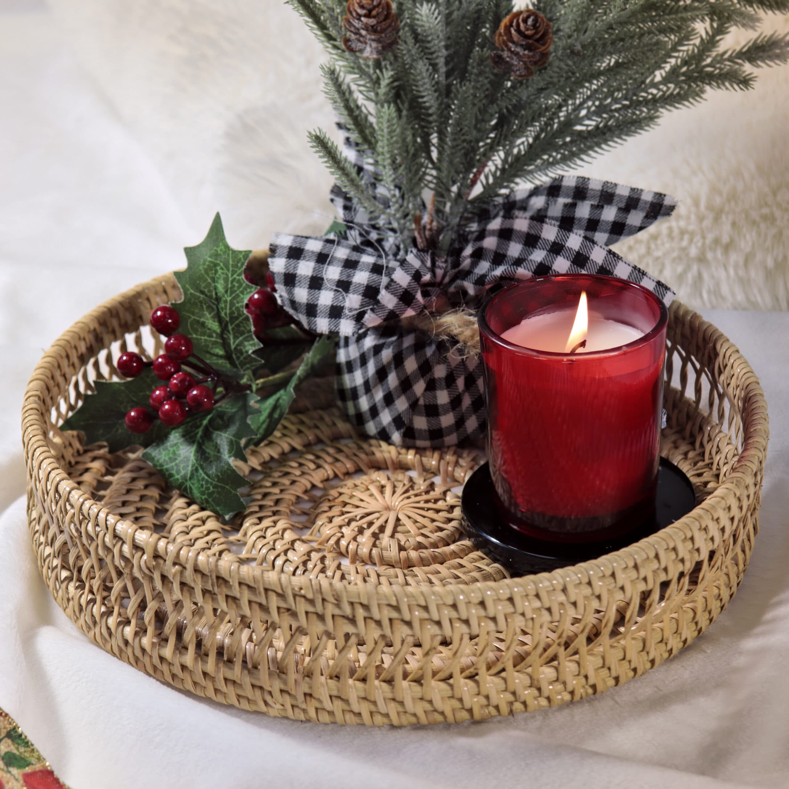 Rattan Trays (Set of 2)