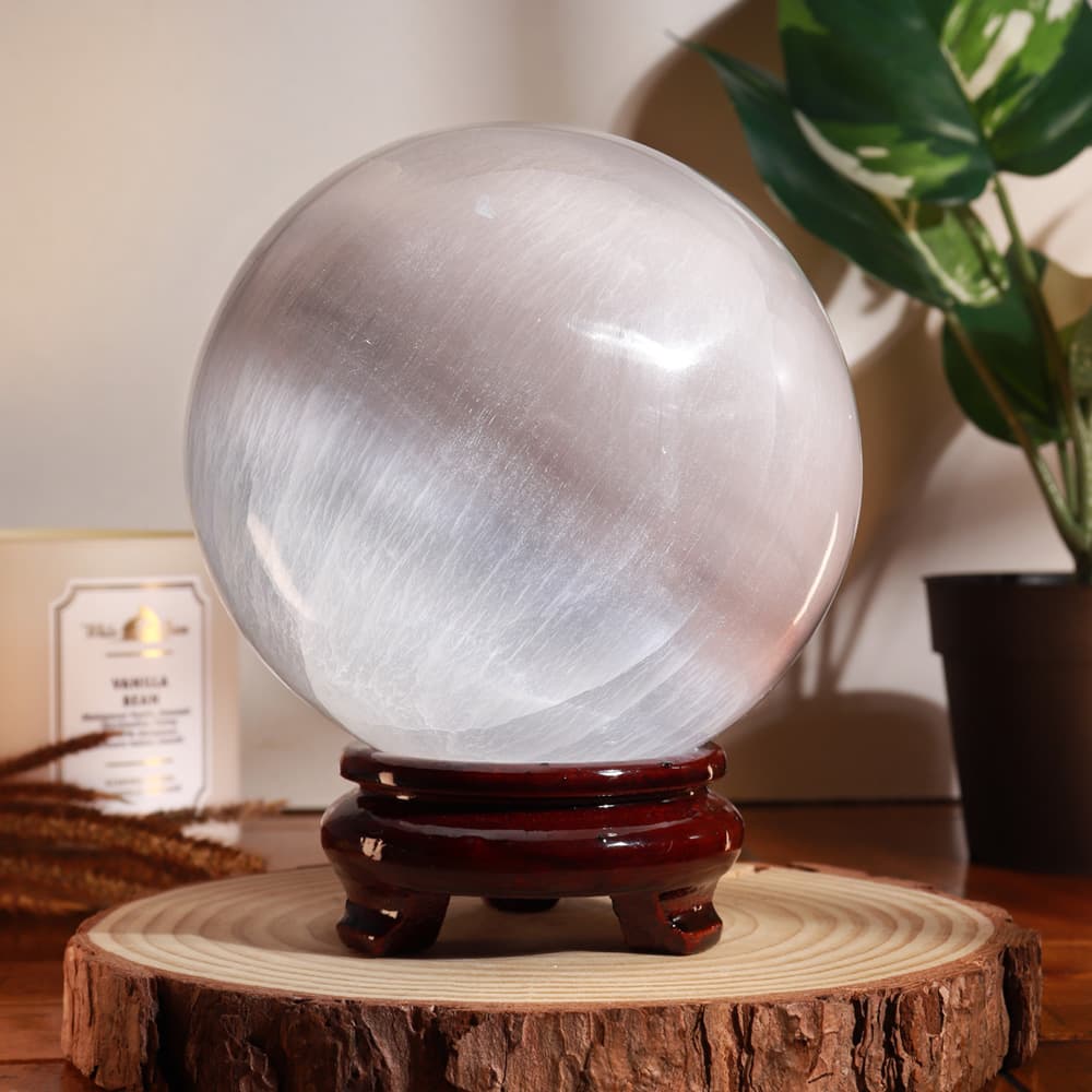 Selenite Sphere XL