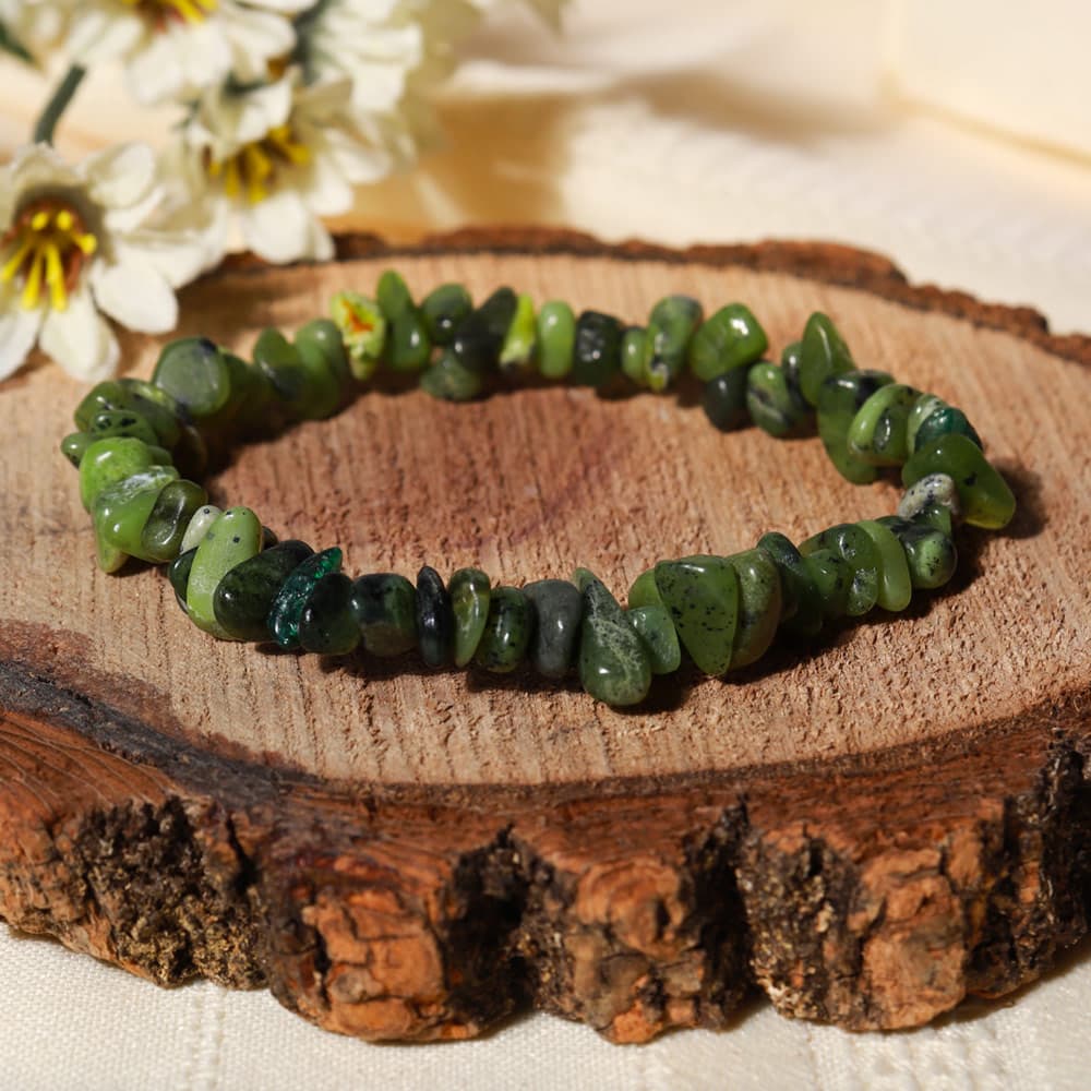 Nephrite Jade Bracelet, Health & Abundance