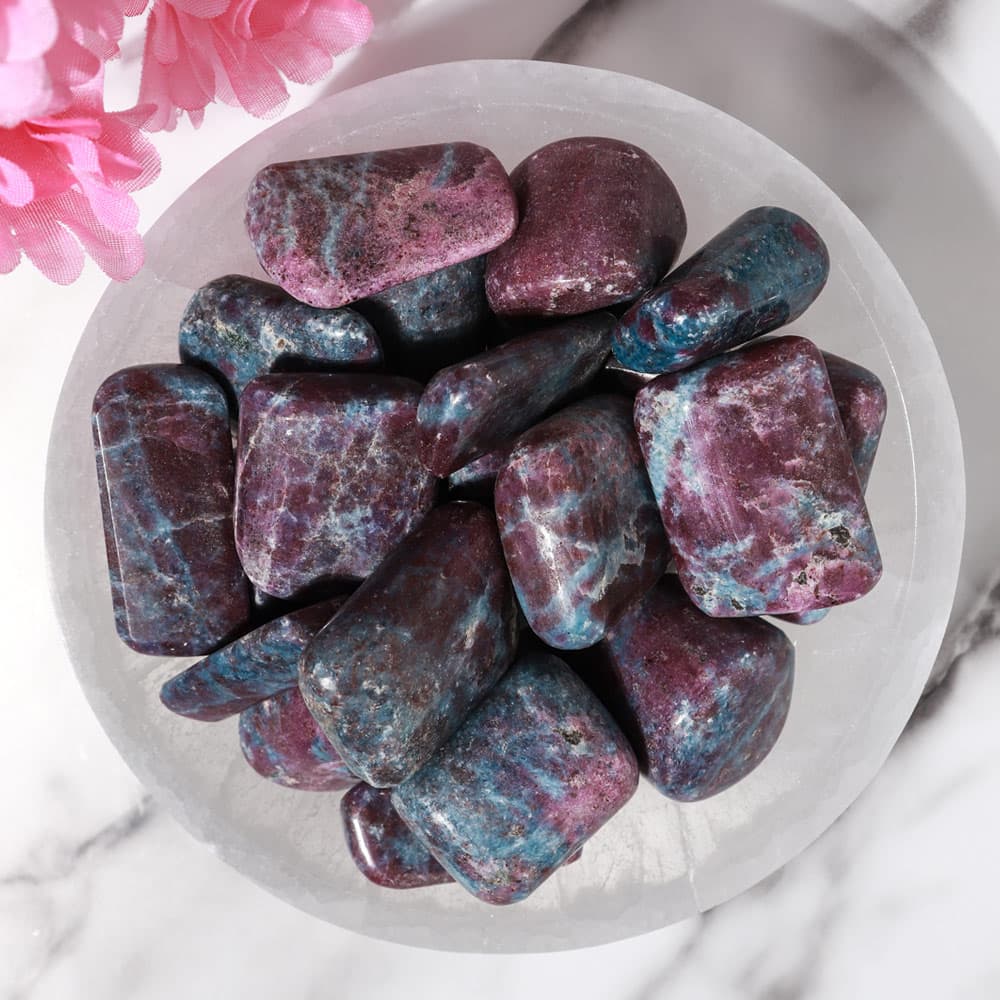 Ruby Kyanite Tumbled Stones (1/4 lb bag)