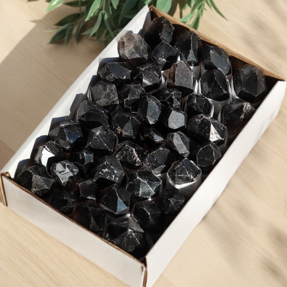 Smoky Quartz Points Flat