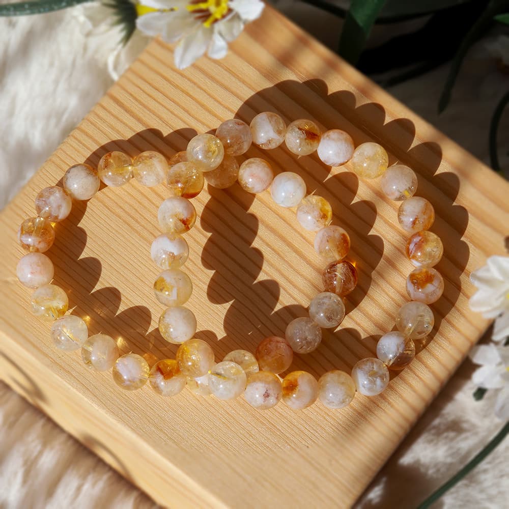 Citrine Bracelet Stretchable 8mm