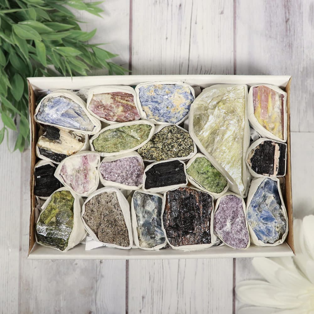 Various Crystals in a Flat