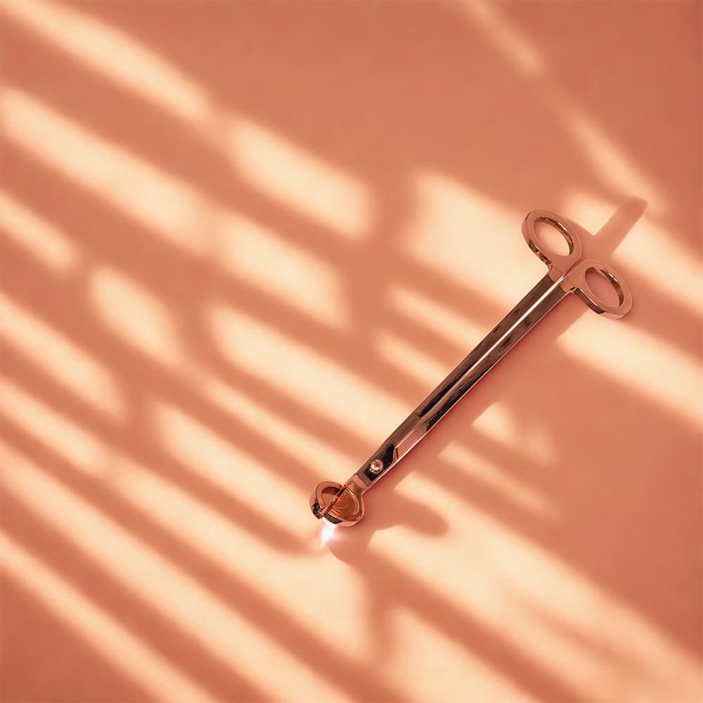 Rose Gold Wick Trimmer | Candle Scissors | Candle Care Tool